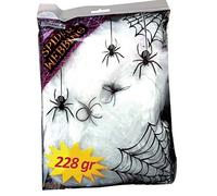GUIRCA SL- Ragnatela Finta Estensibile Halloween 228 Grammi, Colore Bianco, 19430