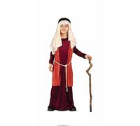 GUIRMA Costume da Pastore Giudeo Rosso per Bambini L-(10/12 Anni)