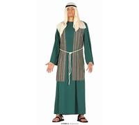 GUIRMA Costume pastore arabo verde giudeo Presepe vivente folla Passione di CristoTaglia M - Kerst Herder Jozef Man Kostuum