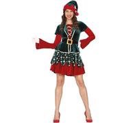 GUIRMA, S.A. Costume Elfa Fiocchi da donna