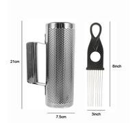 Guiro a Percussioni Latine Premium in Acciaio Inox con Suono Chiaro e Piacevole