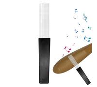 Guiro Scraper - 27.6cm Guiro Metal Scraper | Conical Percussion Brush Design - Metal PP | Rhythm Scraping Tool for Latin Music Instruments Practice Performance