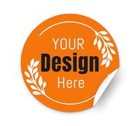 GUIRONG Etichette Adesive Personalizzate,Adesivo Personalizzato,Stickers Personalizzati,Crea Adesivi Personalizzati,Etichetta Personalizzata-Rotondo