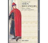 Guiseppe Verdi: Simon Boccanegra (Vocal Score). For Voce, Accompagnamento di Pianoforte, Coro