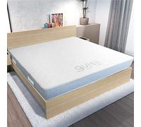 Guisil Nettuno | Materasso ortopedico in Memory Foam e Water Foam H22 | Anallergico e traspirante | Prodotto in Italia (Una piazza e mezzo | 140 x 200 x 22 cm)