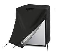Guisong Copertura frigorifero, impermeabile e antipolvere, per proteggere congelatori verticali e frigoriferi bevande, adatta per la maggior parte dei congelatori da 3000 l, 58,4 x 58,4 x 86,3 cm