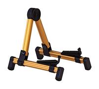 Guitar A Frame Rack, Robusto Supporto Pieghevole per Chitarra con Grande Protezione per i Viaggi (Oro)