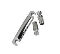 Guitar Accessories Adatto Per Fermaporta In Metallo E Borchie Per Ponti E Cordiere Per Chitarra Elettrica(Chrome)