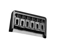 Guitar Accessories Ponte A Sella Per Chitarra Elettrica A 6 Corde Cordiera Rigida E Raccordi Di Bloccaggio Delle(Bk)