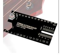 Guitar Action Display, Guitar String Heighing Gauge - FRET Leveling Guide | Riparazione installazione manutenzione per Music Player Fretboard String Height Righello Bass per l'utilizzo di