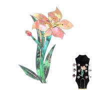 Guitar - Adesivo rosa Magnolia Bird Headstock Decal