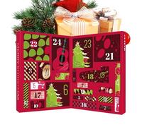 Guitar Advent Calendar, 24-Day Christmas Countdown Gift Box, Guitar Picks And Accessories Set, Perfect For Musicians, Bass, And Ukulele Players