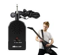 Guitar Amp, Wireless Amp for Electric Guitar and Bass, Personal Bass Practice Supply with Built-In 4 Effects, Portable Amp for Home, Performance, School