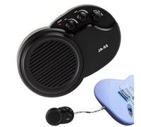 Guitar Amplifier, Electric Bass Amplifier with 4 Built-In Effects, Musical Instrument Practice Supply for Performance, Stage, School Protective Corners Ensure Long-Lasting