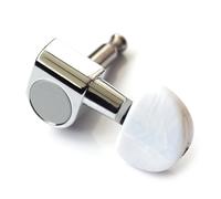 Guitar Anatomy Sintonizzatori per Les Paul, Acustico Chitarre - Cromo Con Bianco