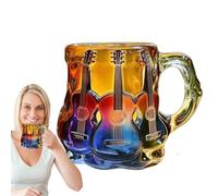 Guitar Art Mug - Tazza musicale, Art Mug | Contenitore resistente al calore per bevande con tema musicale per adulti, decorazione della casa, esercizio, area di lavoro, amici, famiglia, caffè e tè