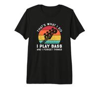 Guitar Bass - Suono Il Basso e dimentico Le Cose Maglietta Premium
