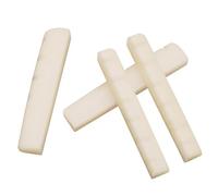 Guitar Bone Bridge Saddle - 6 String Acoustic Replacement Insert, Natural Bone Material Supporting Clear Sound Transmission, Precision Cut String Alignment Piece, Reliable Instrument Setup Component