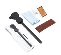 Guitar Bow, Acoustic Guitar Bow, Professional Playing Tool, Strumento di supporto dispositivo, Includes Rosin Sandpaper Cloth, Performance Accessories, 7.67x1.85 Inches, Black, 1 pezzo