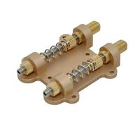Guitar Bridge Accessories Accessori Per Stabilizzatori Per Chitarra Elettrica Con Ponte Tremolo In Ottone E Regolatore Del Braccio(Double Gold)
