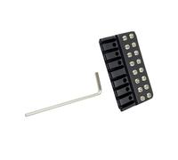 Guitar Bridge Accessories Chitarra Elettrica Senza Testa A 8 Corde Con Cordiera Professionale Sul Manico E Sul Fondo Del Ponte(Upper neck)
