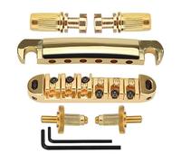 Guitar Bridge Accessories Esercitati A Suonare La Cordiera Del Ponte I Cuscinetti A Sfera E I Rulli Dei Ponti Superiore E Inferiore Su Una Chitarra Elettrica(Gold)