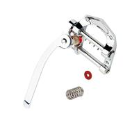 Guitar Bridge Accessories Parti In Lega Di Zinco Per Assemblaggio Del Ponte Del Manico Del Tremolo Per Chitarra Elettrica Jazz(Silver)