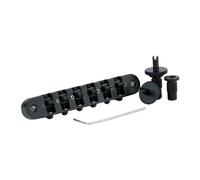 Guitar Bridge Accessories Ponte Di Bloccaggio A Rullo Regolabile Con Piccole Viti Per Chitarre Elettriche(BK)
