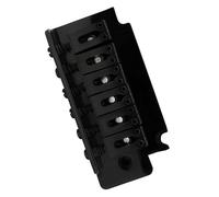 Guitar Bridge Accessories Ponte Tremolo Per Chitarra A Doppio Punto A Blocco Corto Da 52.5 Mm Adatto Per Chitarre(Bk)