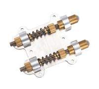 Guitar Bridge Accessories Ponti E Stabilizzatori Tremolo Per Chitarra Elettrica Accessori Colorati Per Strumenti Professionali(Dual Silver)
