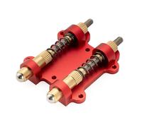 Guitar Bridge Accessories Ponti E Stabilizzatori Tremolo Per Chitarra Elettrica Accessori Colorati Per Strumenti Professionali(Dual Red)