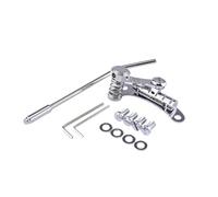 Guitar Bridge Accessories Tremolo Bridge Stop And Tailpiece For Electric Guitars(Chrome 1set)