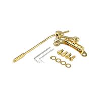 Guitar Bridge Accessories Tremolo Bridge Stop And Tailpiece For Electric Guitars(Gold 1set)