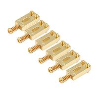 Guitar Bridge Roller, High-Quality, Tremolo Bridge, 6PCS String Metallo Con Chiave, for Electric Guitars, Rock, Blues, Jazz