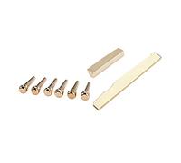 Guitar Bridge - Set di 6 corde per chitarra classica dorata musicale, accessori per chitarra