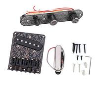 Guitar Bridge Single Coil Neck Pickup Volume Control Plate Switch Control Plate Set per chitarra TL. Fret Wire