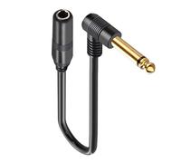 Guitar Cable Extension - 1-4 Inch Audio Link System Male Female Plug | Stable Signal Transmission Instrument Connection Pure Sound Output System Microphone Guitar Live Performance Stage Studio Music S