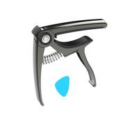 Guitar Capo, 4 in 1 Acoustic Ukulele Tuning Pick Clamp, Electric Guitar String Tuner Accessories, Multi Use for Ukulele, Banjo, Mandolin, 3.15x3.74 inches