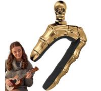 Guitar Capo and Picks, Skull Finger-Shaped Kapos, Acoustic and Electric Guitar Accessories, Tools for Classical Ukulele, Ideal for Family, Friends, Home Use, Music Sessions