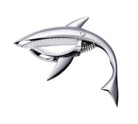 Guitar Capo Shark - Metal Acoustic Guitar Capo | Chitarre Elettriche Morsetto Acustico, Sembra Fresco E Resistente Di Chitarre Fresche Capoo Con Buona Sensazione Di Mano, Leggero Per Folk, Ukulele Ele
