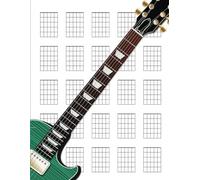 Guitar Chord Diagrams Notebook: 100+ Blank Guitar Chord Writing Paper with Chord Fingering Chart Cheat Sheets and Circle of Fifths