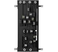 Guitar Chord Presser Dual Guitar Chord Trainer con istruzioni e punteggio Strumenti di apprendimento per alleviare il dolore alle dita per amici principianti