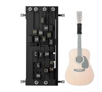 Guitar Chord Trainer - 5,12 in Guitar Chord Presser | Portable Guitars Learning Tool for Acoustic and Bass, Beginner-Friendly Chords Assistance Guide For Youth Teens Professionals Practice