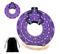 Guitar Circles of Fifths Wheel, Music Theory Chord Disc with Stand Holder, Interactive Learning Tool, Visual Guide for Beginner and Professional Musicians, Portable, 4.72x0.08 Inch