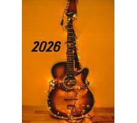 Guitar Compact A6 Week To View 2026 Diary: Music Slimline Weekly Planner