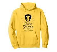 Guitar Dad 60's Rocker, Regalo Felpa con Cappuccio