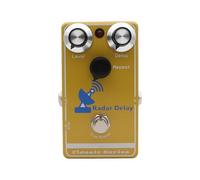 Guitar Delay Effects Pedal Analog - Digital Hybrid, Effetto Delay per Chitarra Elettrica, Colore Oro - Circuito True BBD, Decay Echo Ottimizzato per Distorsione, Controlli Sempli