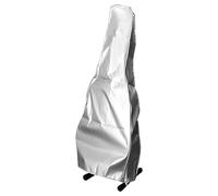 Guitar Dust Cover, Silver Coated Instrument Protector, 17.13x5x42.76 Inches, Waterproof Zipper Bag, Anti Dust Shield, Scratch Resistant Storage for Home and Travel Use, White