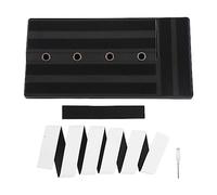 Guitar Effect Pedal Board, Professional Guitar Pedalboard with Power Supply Room, Sturdy Plastic Design for Home Studio and Live Performance