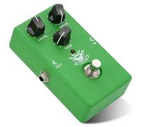 Guitar Effect Pedal Tube Drive, Analog Overdrive, Green - Controllo Facile, True Bypass, Design Compatto e Resistente